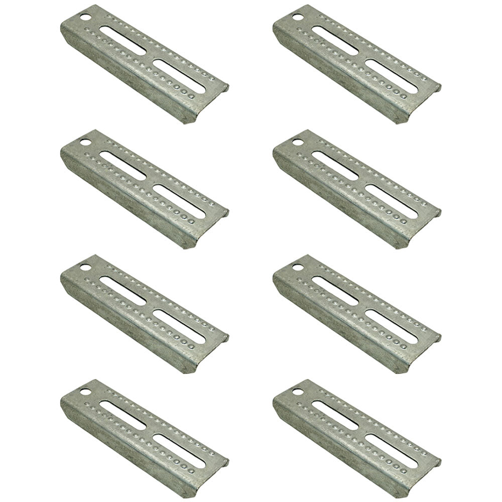 Qty. 8: 8" Upright Bunk Board Brackets Fits Universal Products