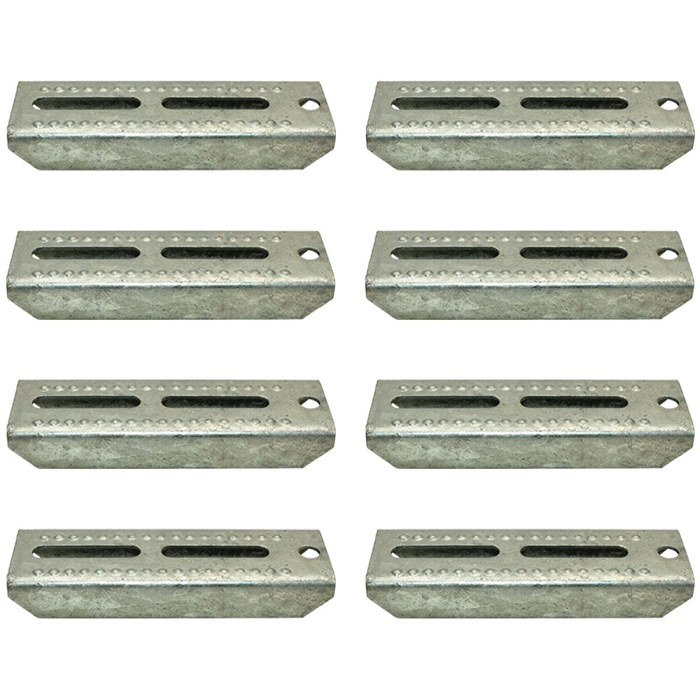 Qty. 8: 8" Upright Bunk Board Brackets Fits Universal Products