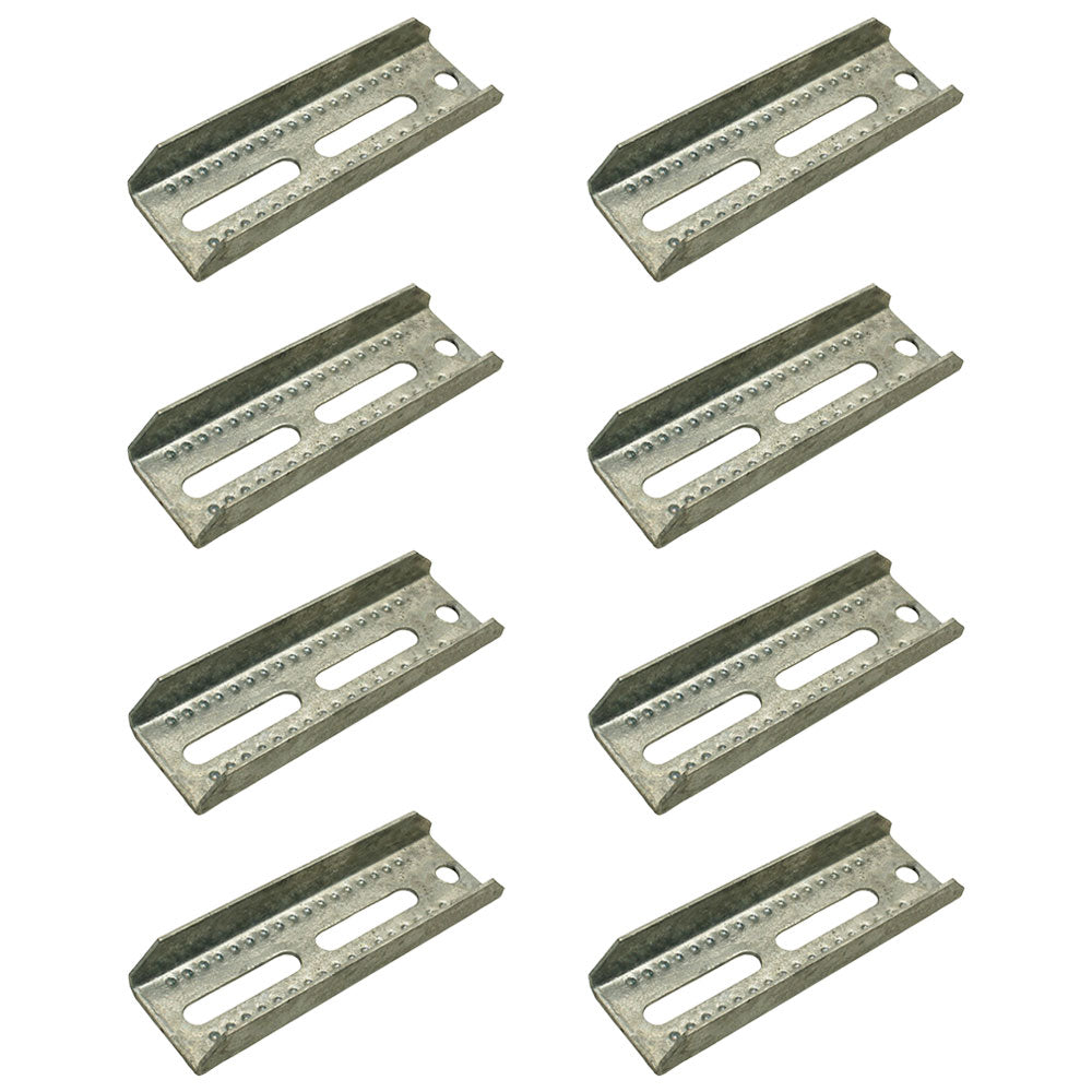 Qty. 8: 8" Upright Bunk Board Brackets Fits Universal Products
