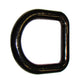 D-Ring, 1/2" Weld-on (Black Ring) Fits Universal Products Replaces DR050-Z-BLK