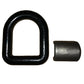 D-Ring, 1" Weld-on (Black) Fits Universal Replaces Tlu28-0017