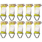 10 Pk E Track Cargo Tie Off Rope Down Fitting Straps Enclosed Trailer 3,000 lbs