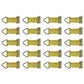 Set of (20) E-Track Clip D-Ring Rope Cargo Tie-Down Vans Flat Beds Boats