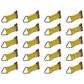Set of (20) E-Track Clip D-Ring Rope Cargo Tie-Down Vans Flat Beds Boats
