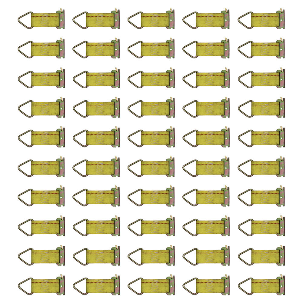 50 pk Enclosed Trailer Moving Van Truck Trailer Cargo Van E Track Tie Off Straps