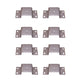 Tapered Bolt-On Stake Pockets For Trailers & Trucks 10.5 Gauge - 8 Pack-PK-BSP