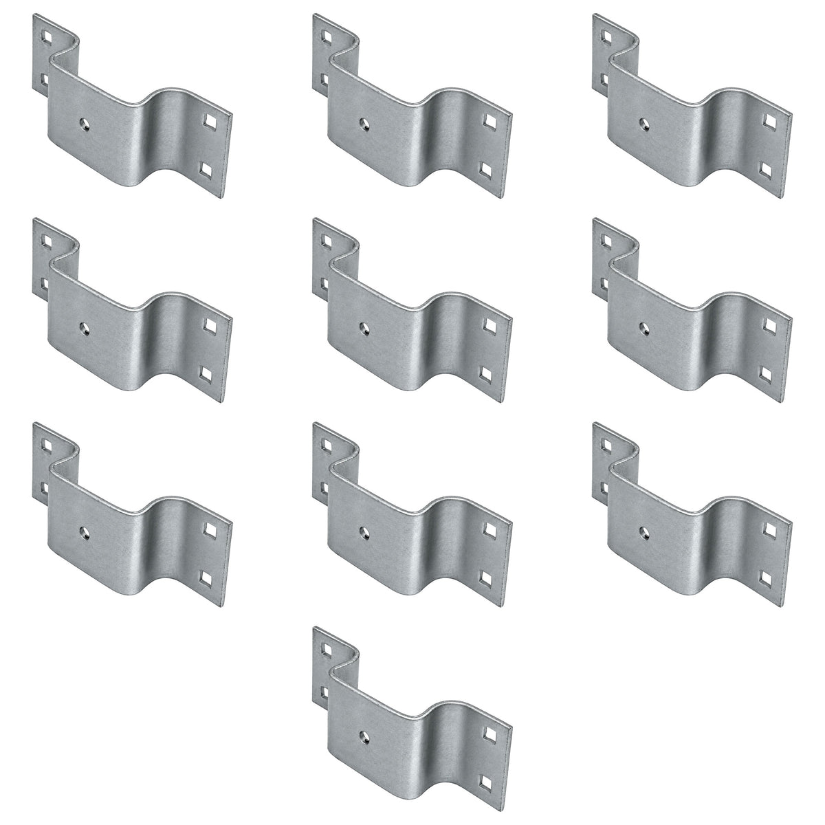 Set of 10 Bolt-On Tapered Stake Pocket fits 10.5 Gauge Trucks & Trailers