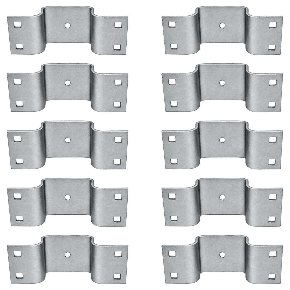Set of 10 Bolt-On Tapered Stake Pocket fits 10.5 Gauge Trucks & Trailers