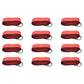 Qty 12: Heavy Duty Lasso/Wheel Lift Straps (Red) Fits Universal Replaces N/A