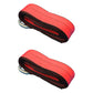 Qty 2: Heavy Duty Lasso/Wheel Lift Straps (Red) Fits Universal Replaces N/A