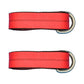 Qty 2: Heavy Duty Lasso/Wheel Lift Straps (Red) Fits Universal Replaces N/A