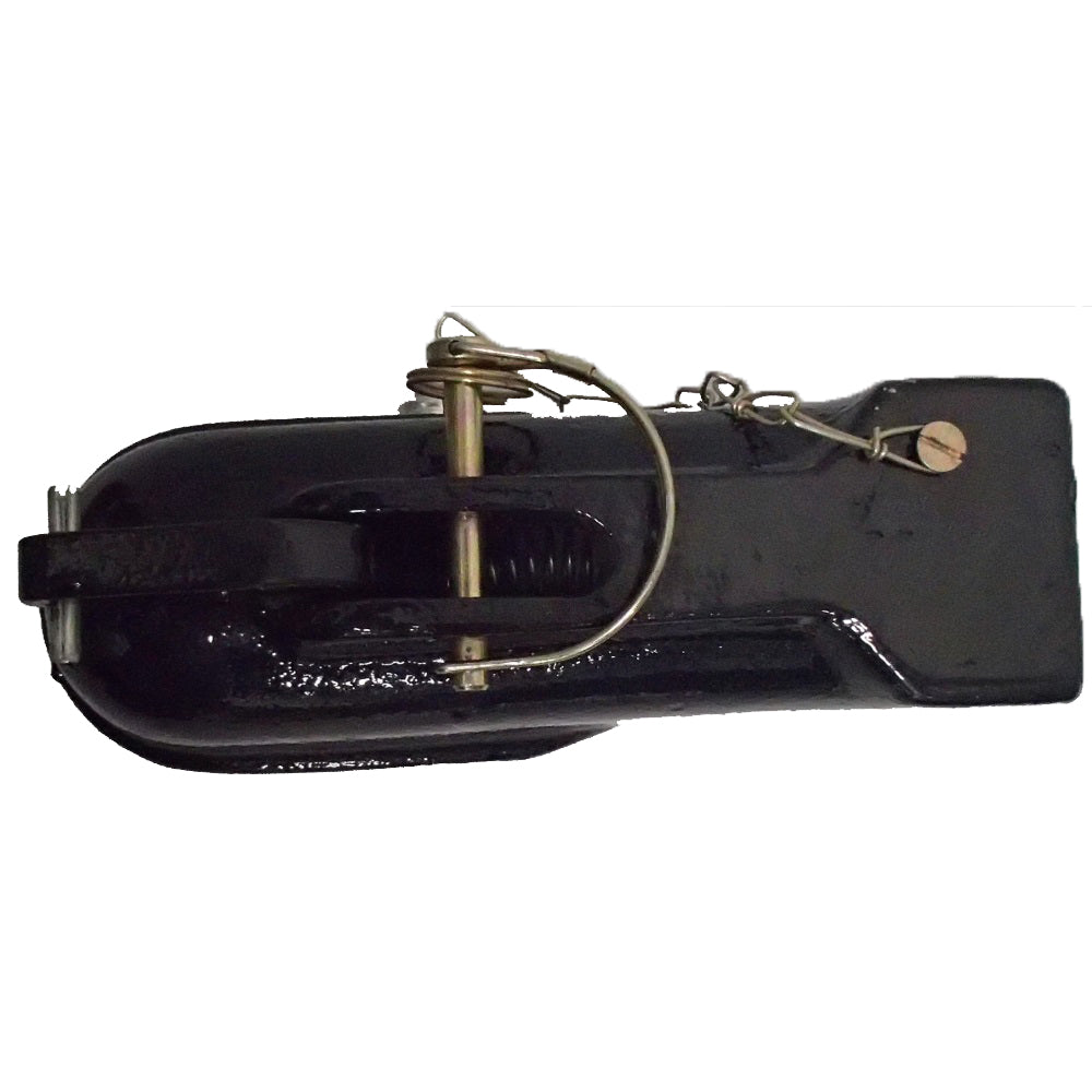 Trailer 15,000 lb 2-5/16" Black Powder Coated Adjustable Tongue Coupler Hitch