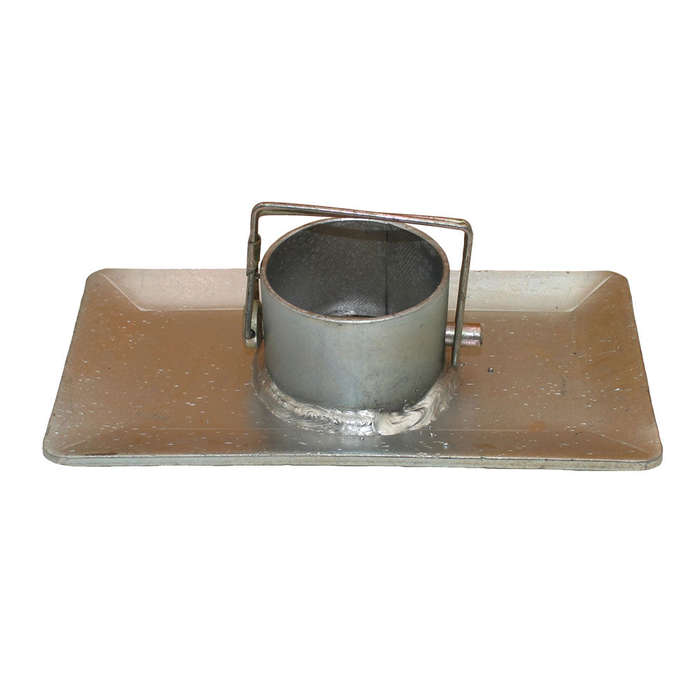 Trailer Jack Foot Plate With Lock Pin 26029