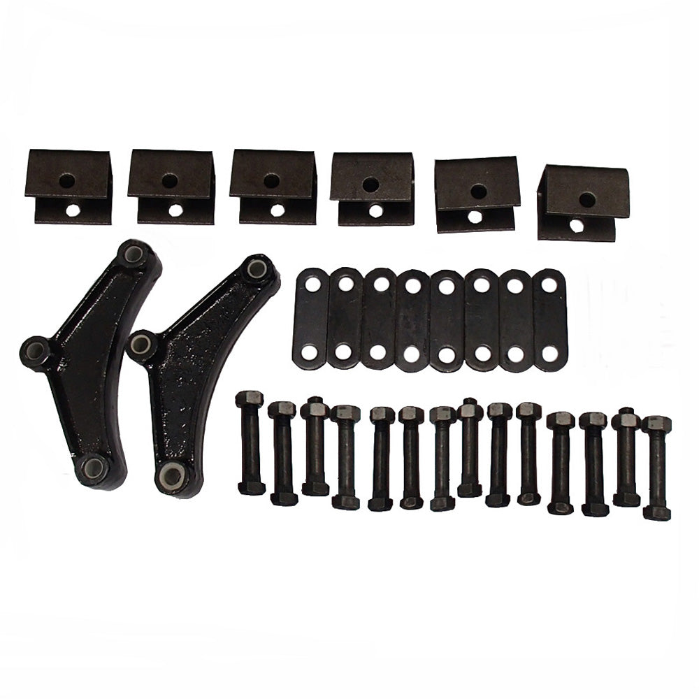 Trailer Leaf Spring Hanger Kit for Double Eye Springs Tandem Axle Suspension