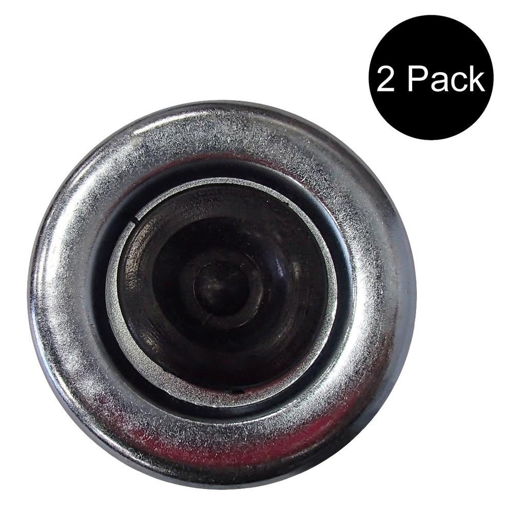 Qty 2: Grease Cap with Rubber Plug Fits Universal Products Replaces 21-43-1