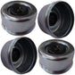 Qty 4: Grease Cap with Rubber Plug Fits Internal Use Replaces FRA80-0058