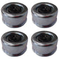 4 Trailer Axle Hub 2.72" EZ Lube Dust Cover Grease Cap w/Rubber Plug Fits Dexter