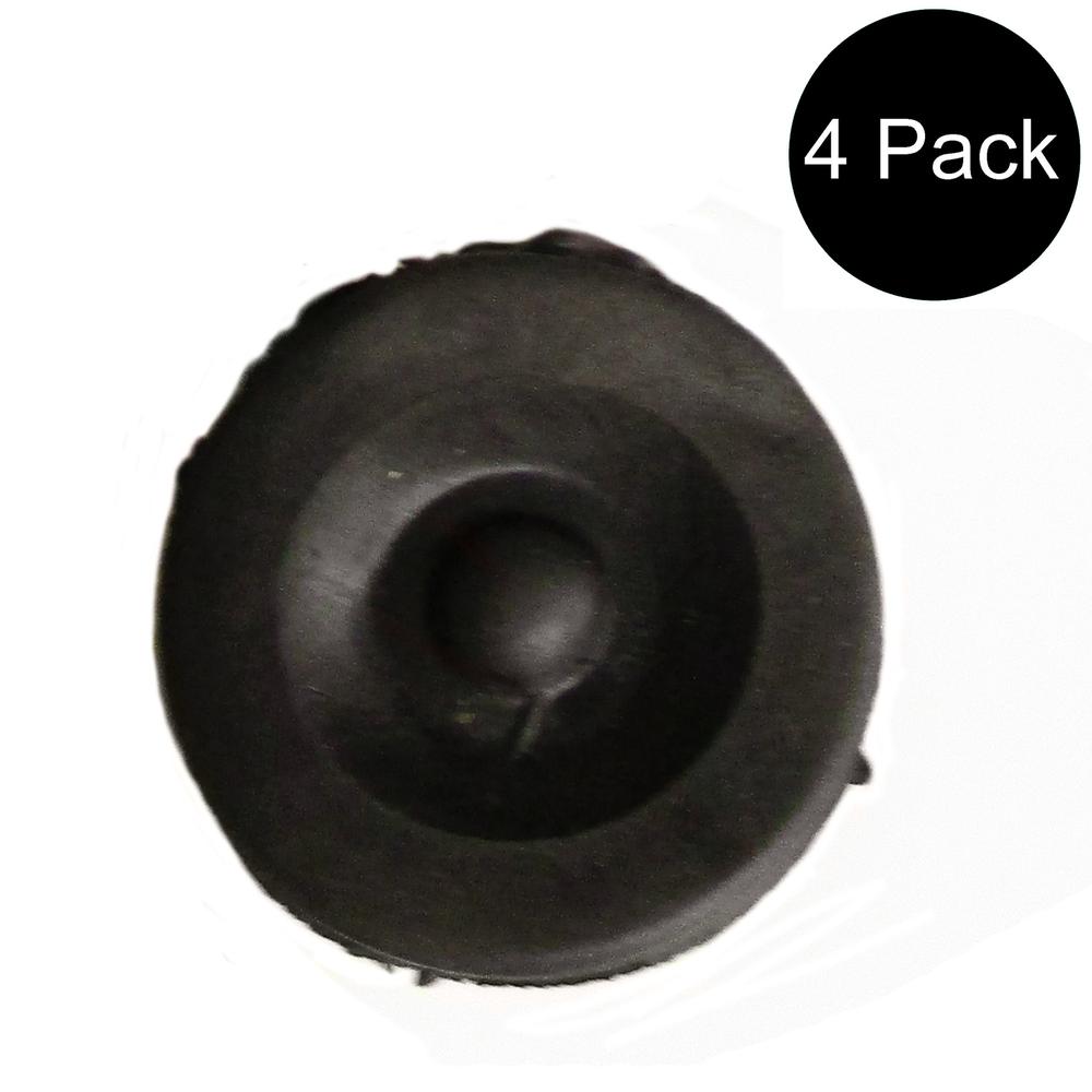 (Qty 4) Rubber Plug Fits Dexter EZ-Lube Trailer Camper RV Axle Hub Dust Caps