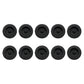 (10) New Replacement Black Rubber Grease Plug Hub Dust Caps TLU31-0009