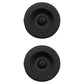 (2) New Black Rubber Grease Plug Hub Dust Cap for RedLine Trailer Camper RV Axle