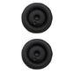(2) New Black Rubber Grease Plug Hub Dust Cap for RedLine Trailer Camper RV Axle