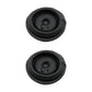 (2) New Black Rubber Grease Plug Hub Dust Cap for RedLine Trailer Camper RV Axle