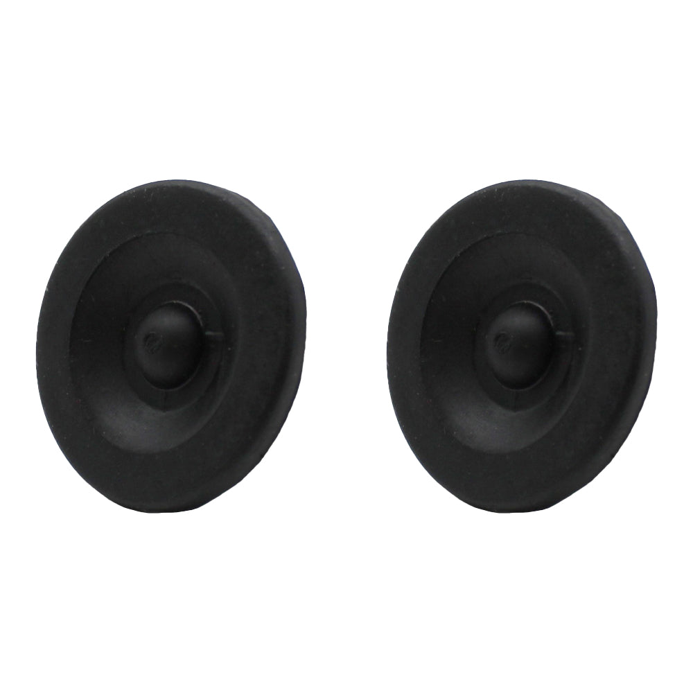 (2) New Black Rubber Grease Plug Hub Dust Cap for RedLine Trailer Camper RV Axle