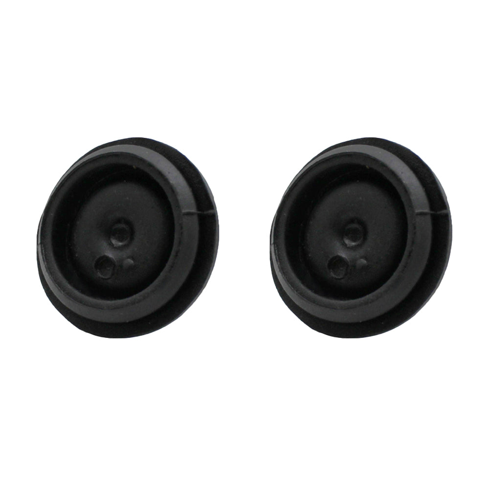 (2) New Black Rubber Grease Plug Hub Dust Cap for RedLine Trailer Camper RV Axle