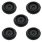 (5) New Black Rubber Grease Plug Hub Dust Caps Fits AL-KO Trailer Camper RV Axle