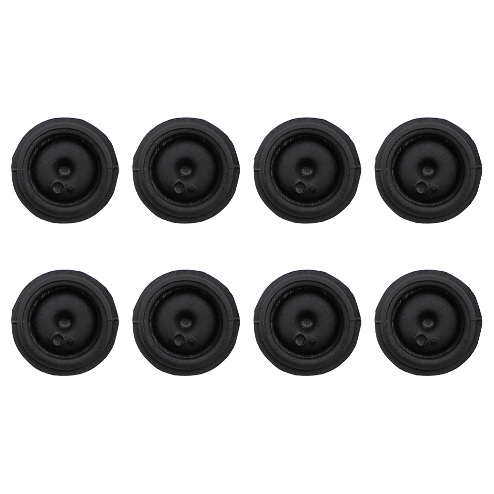 8PK Rubber Grease Plug Hub Dust Caps fits Dexter EZ Lube Trailer Camper Axle