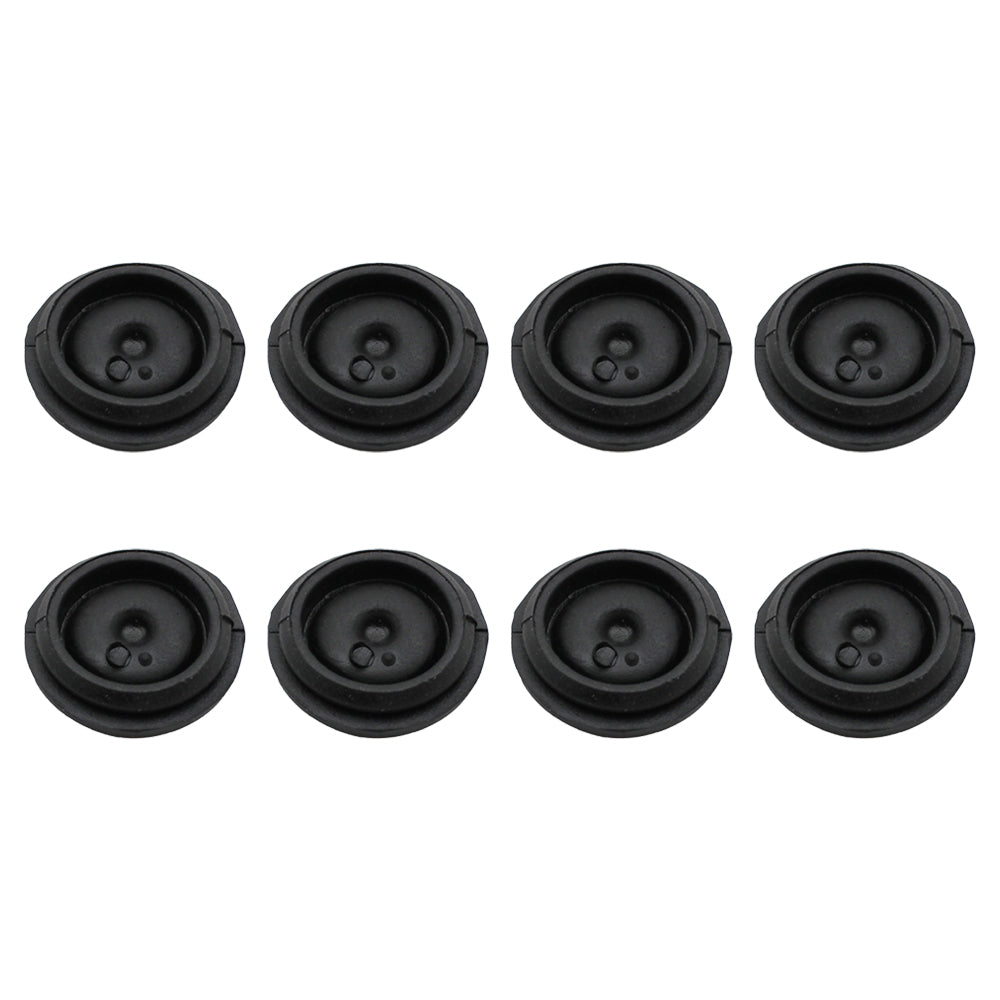 8PK Rubber Grease Plug Hub Dust Caps fits Dexter EZ Lube Trailer Camper Axle