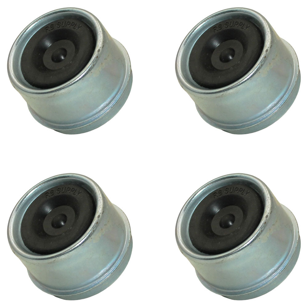 (Qty 4) 1.98" Dust Cap Grease Cover Dexter Alko Trailer Camper RV Axle Hub DC200