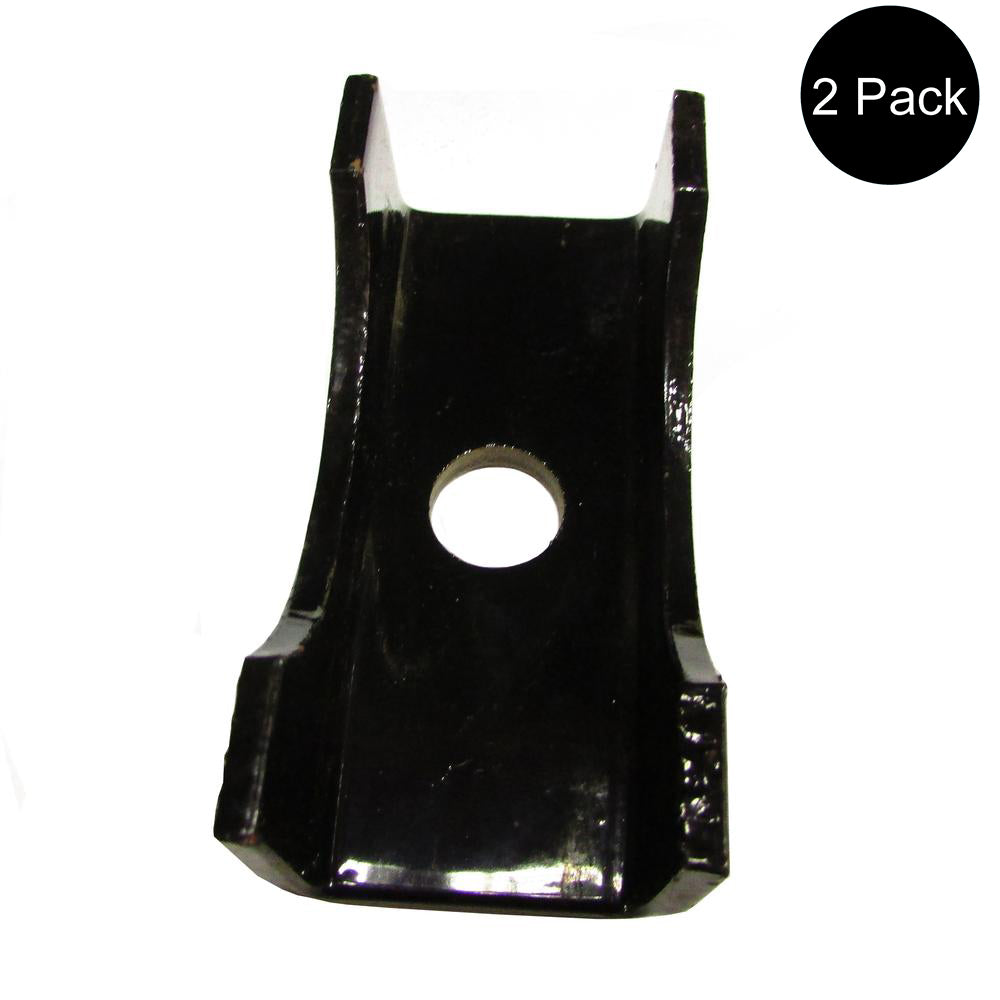 (2) Trailer Axle Spring Seat Perch for 2-3/8" 3500# Round Axle Tube Mount 3.5K