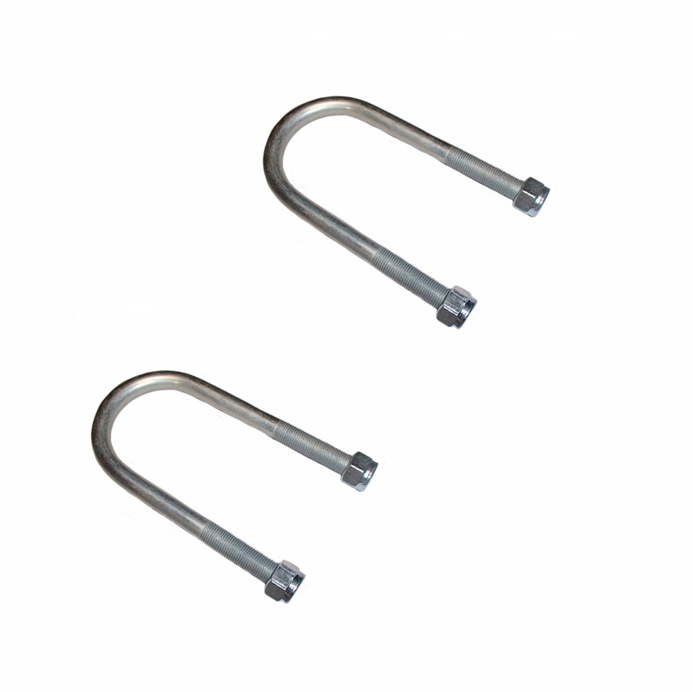 Qty 2: Trailer Axle U-Bolts w/Nuts Fits Universal Products Replaces UB-R201
