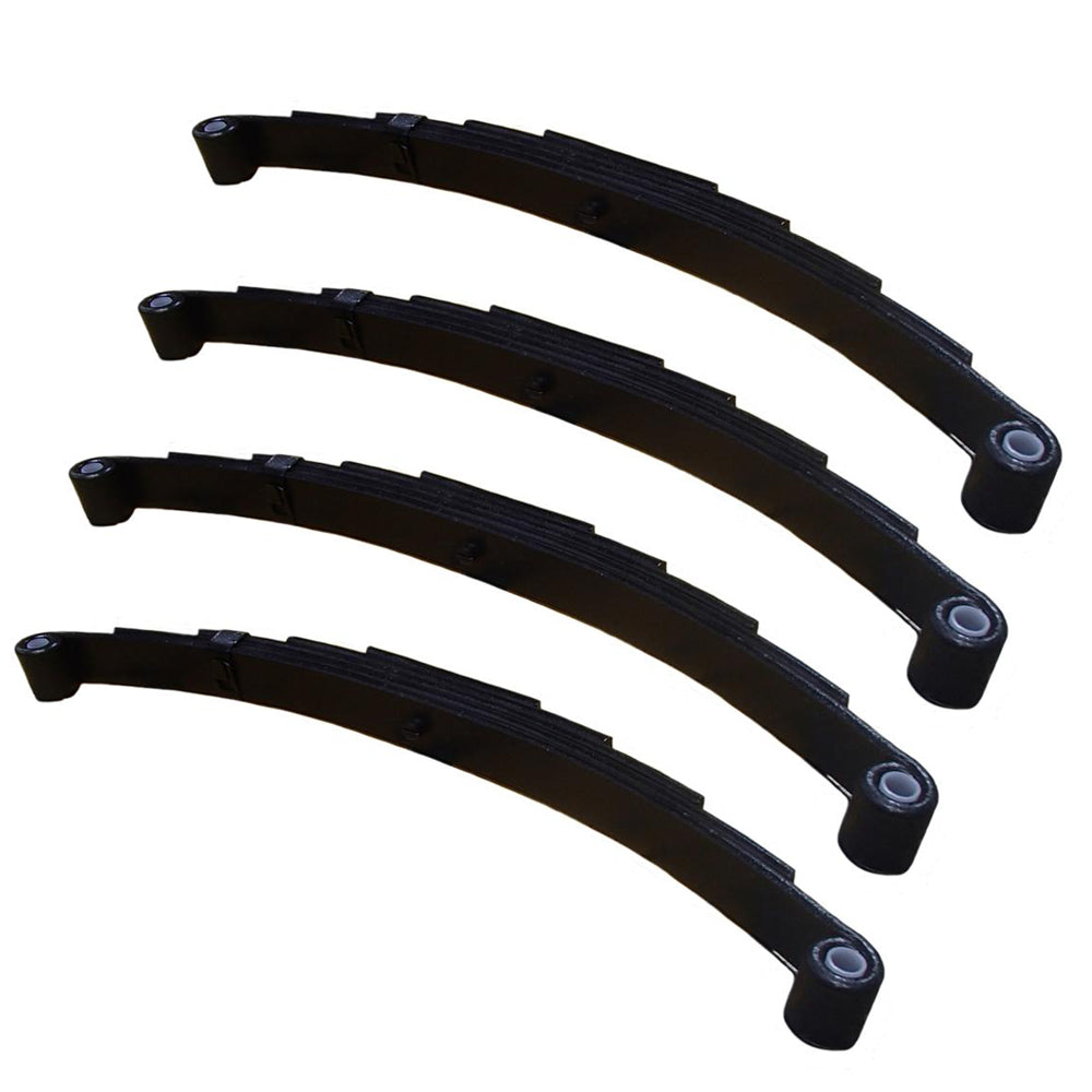4-Pack Double Eye Trailer Leaf Spring - 5 Leaf - 25-1/4" Length - 3,000 Lb. Cap