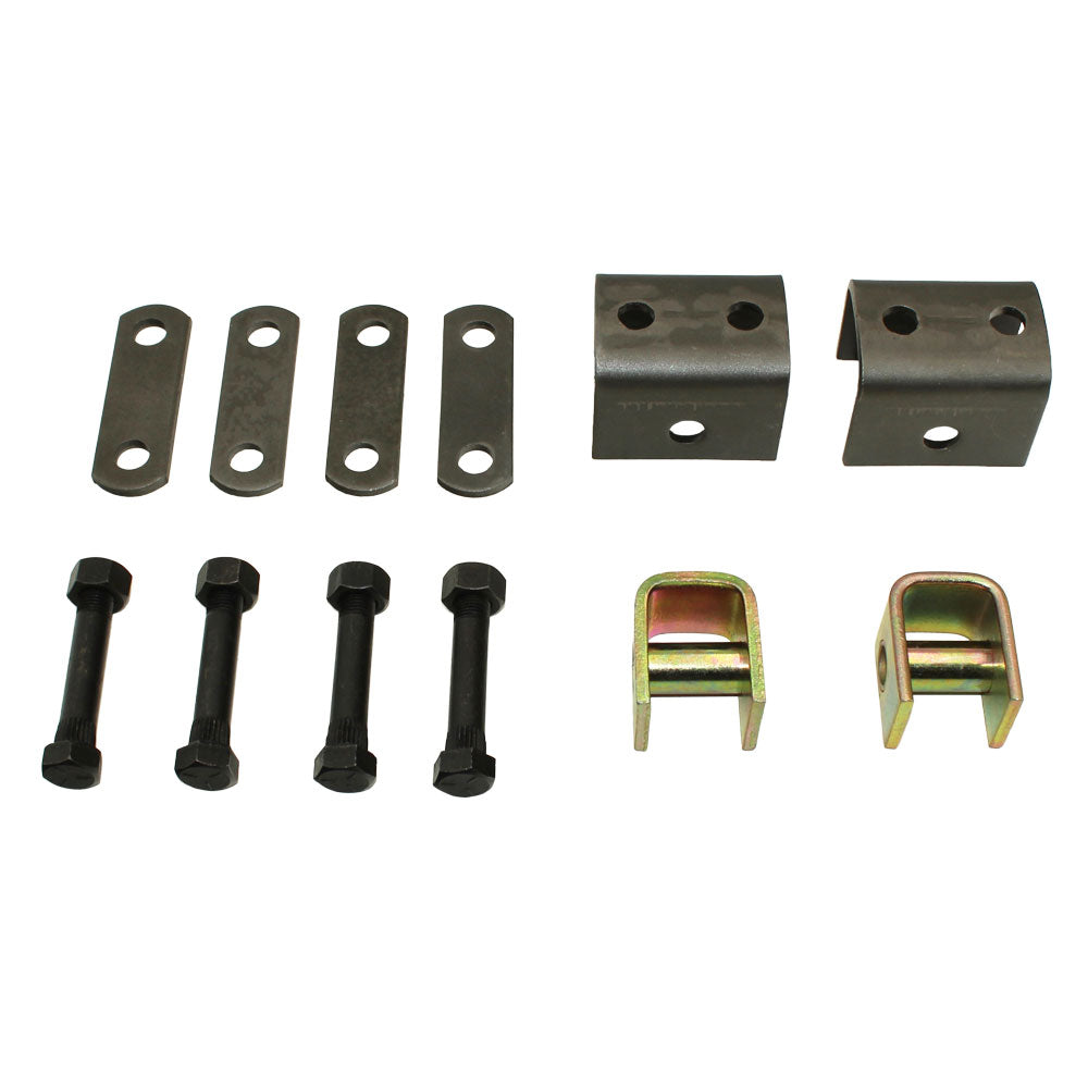 Trailer Axle Single Hanger Kit for 2,000 to 7,000 lb. Axles Double Eye Springs