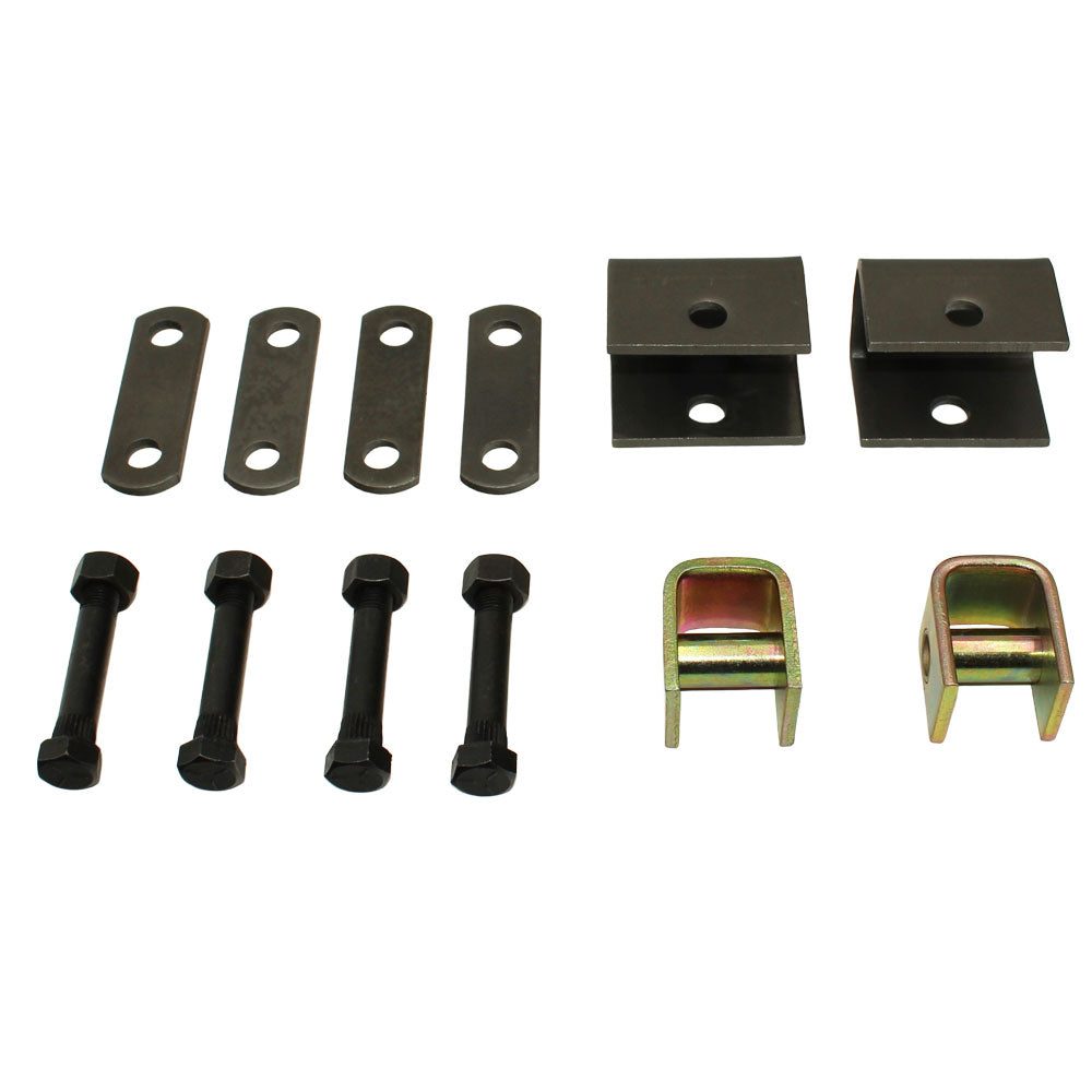 Trailer Axle Single Hanger Kit for 2,000 to 7,000 lb. Axles Double Eye Springs