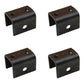 Four Front/Rear Hangers for Double-Eye Springs 2-3/8" x 3" x 1-7/8" x 9/16"