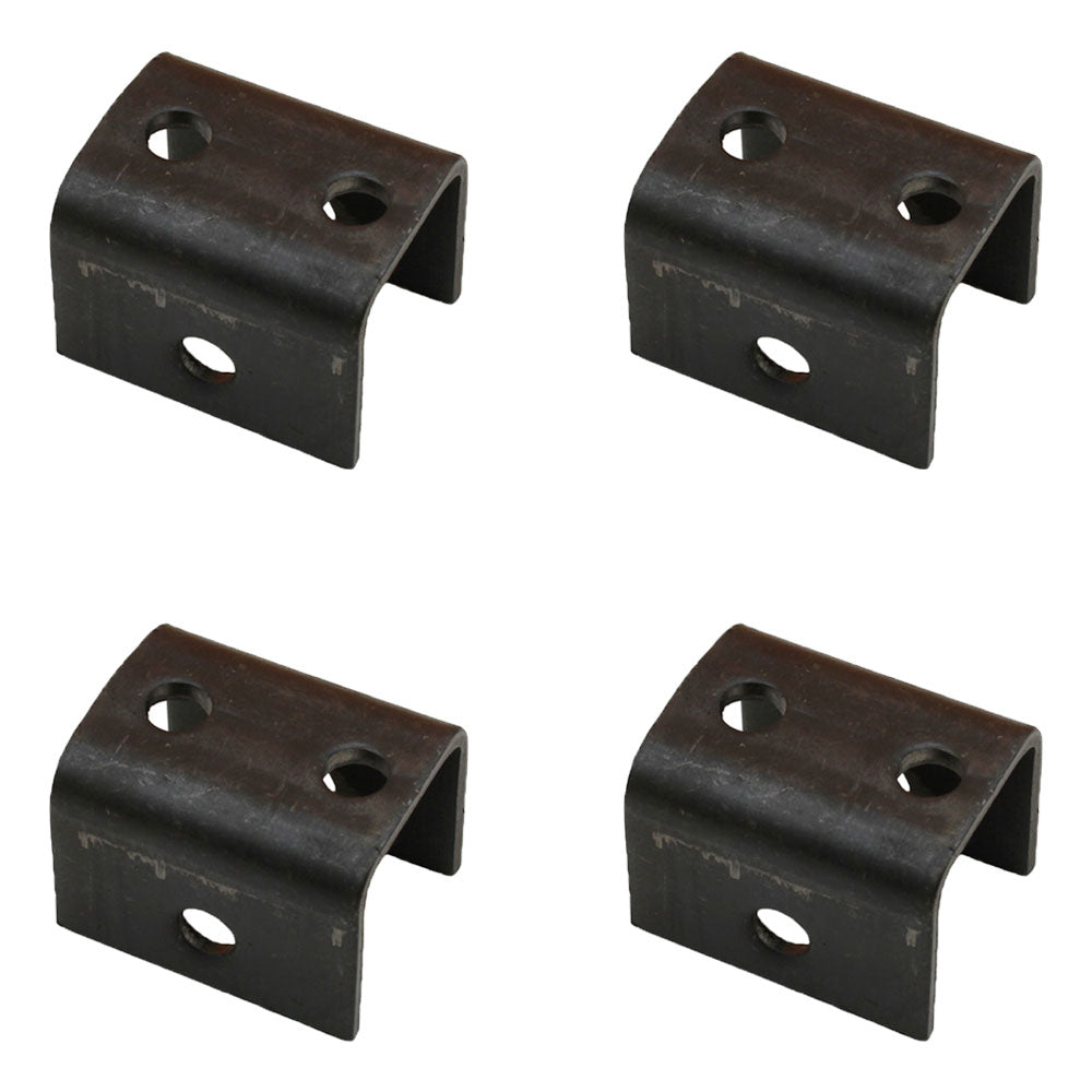 Four (4) Bolt or Weld On Hangers for 1-3/4" Double Eye Spring Fits Dexter 115917