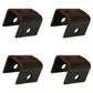 Four Front/Rear Hangers for Double-Eye Springs 2-3/8" x 3" x 1-7/8" x 9/16"