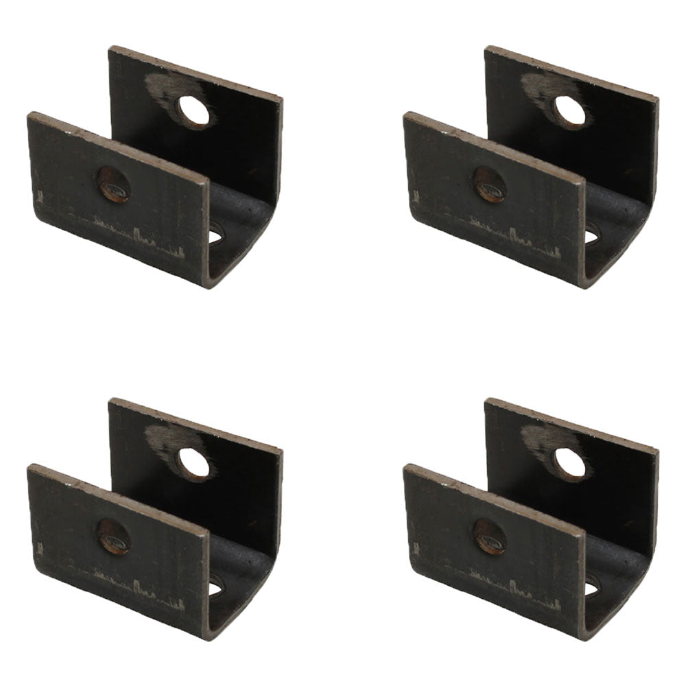 (4) New Replacement Front or Rear Hangers for Double Eye Springs 2-3/8" x 3"