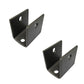 (2) Two Steel Weld-On Hangers for Single Axle Trailer 1-3/4" Leaf Spring Axle