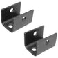 (2) Two Steel Weld-On Hangers for Single Axle Trailer 1-3/4" Leaf Spring Axle