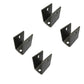 (4) Four Steel Weld-On Hangers for Single Axle Trailer 1-3/4" Leaf Spring Axle