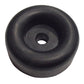 (1) Black Rubber Bumper for Cargo Trailer Rear Ramp Door Stop 2.5" Round 1" Tall