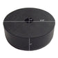 (1) Black Rubber Bumper for Cargo Trailer Rear Ramp Door Stop 2.5" Round 1" Tall