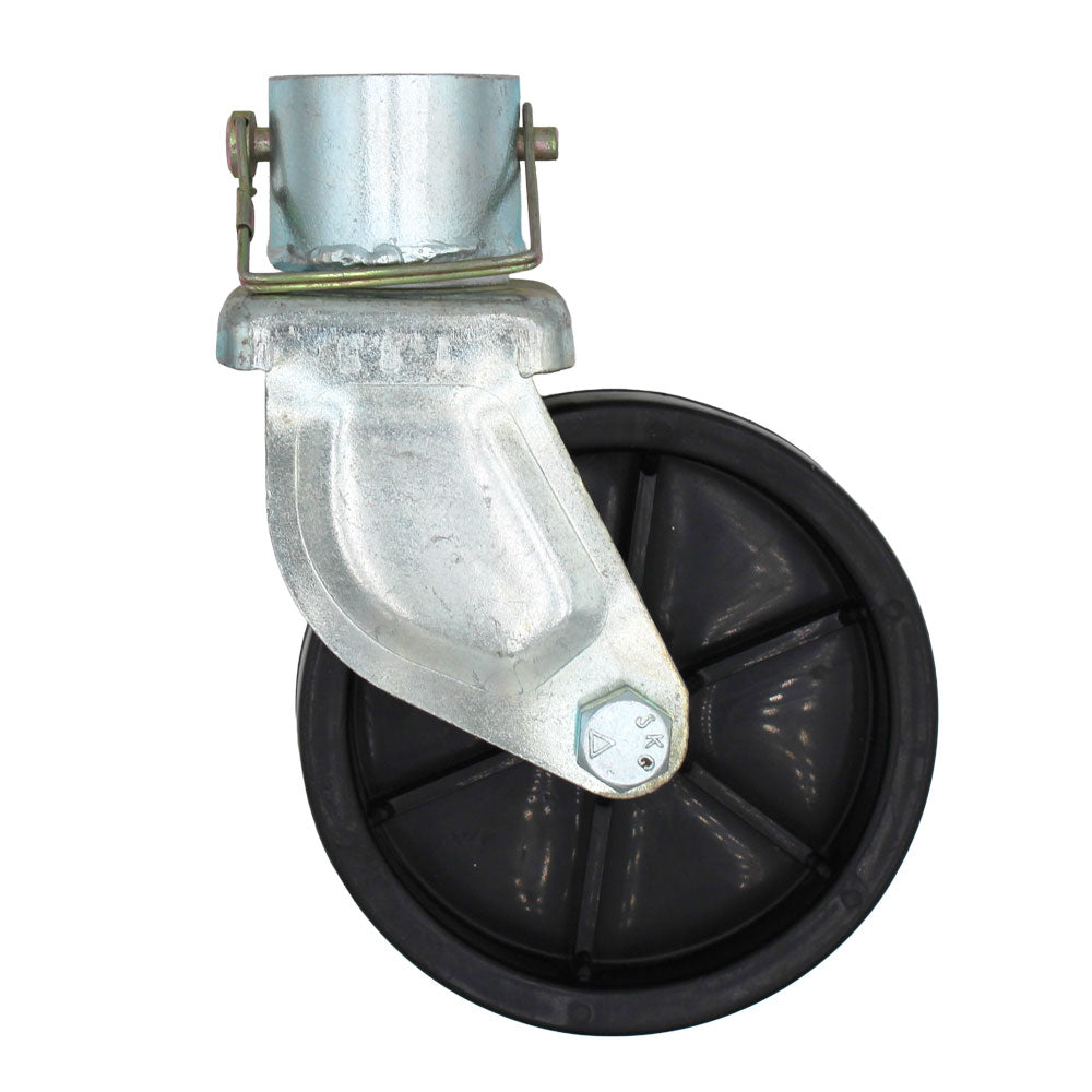 091044308375 6" Trailer Swirl Caster Wheel with Pin Fits Universal Products