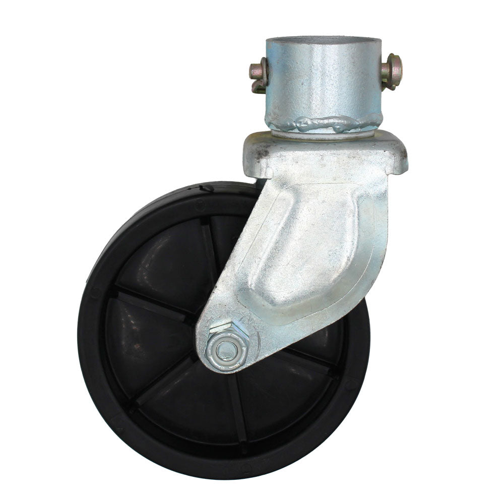 1200lbs 6" Trailer Swivel Jack Caster Wheel w/ Safety Pin Boat Hitch Replacement