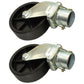 2 Pc Trailer Jack Swivel Caster Wheel 6 x 2 With Pin Boat Hitch Replacement
