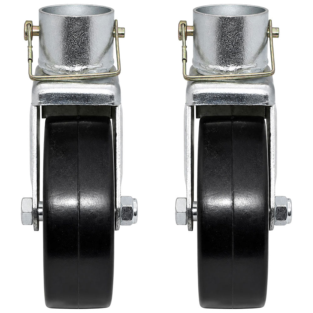 Qty 2: 6" Trailer Swirl Caster Wheel with Pin Fits Universal Products